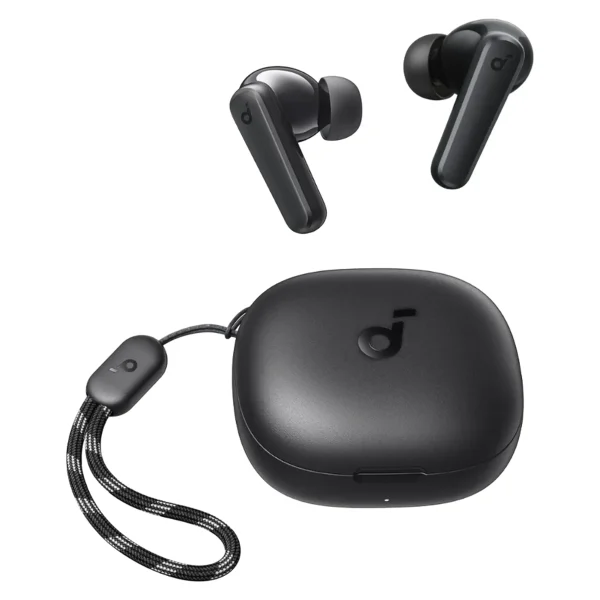هدفون بلوتوثی انکر مدل SoundCore R50i A3949 بدون قابلیت نویز کنسلینگ، درگاه شارژ USB Type-C، دارای فناوری AI-Enhanced Calls برای کاهش نویز و بهبود مکالمات، مقاوم در برابر رطوبت و عرق