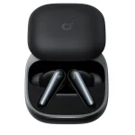 هدفون بلوتوثی انکر مدل Soundcore Liberty 5 با نویز کنسلینگ فعال (ANC)، درگاه شارژ USB Type-C، تا 30 ساعت زمان پخش موسیقی، دارای سنسور نوری داخل گوش و مقاوم در برابر رطوبت و عرق